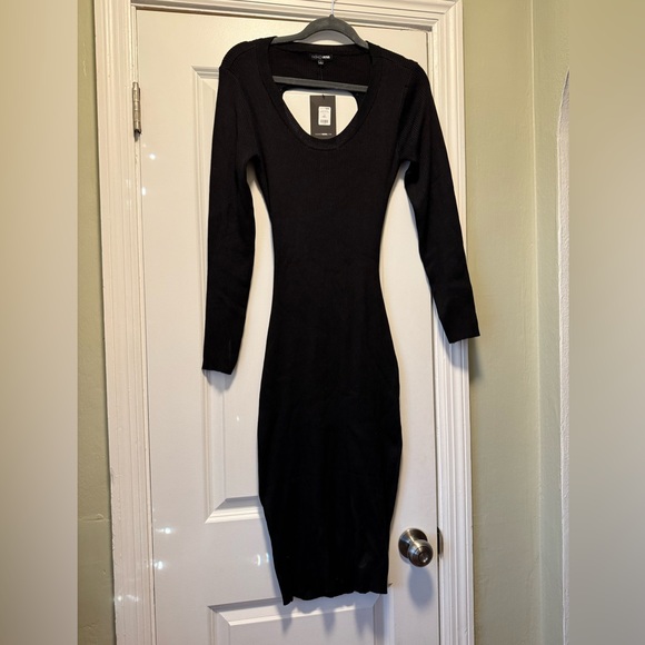 Fashion Nova Dresses & Skirts - Fashion Nova Classic Black Long Sleeve Dress